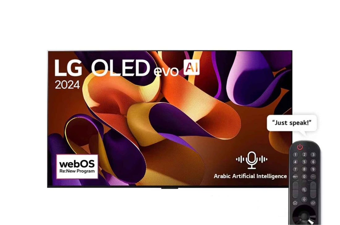 65 Inch LG OLED evo G4 4K Smart TV AI Magic remote Dolby Vision webOS24 2024