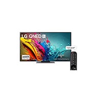 LG 86 Inch LG QNED QNED86 4K Smart TV AI Magic remote HDR10 webOS24 2024, front view, 86QNED86T6A, thumbnail 1