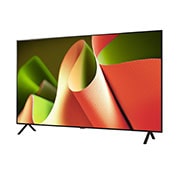 LG 55 Inch LG OLED  B4 4K Smart TV AI Magic remote Dolby Vision webOS24 2024, Slightly-angled left-facing side view of LG OLED TV, OLED B4, OLED55B46LA, thumbnail 3