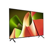 LG 55 Inch LG OLED  B4 4K Smart TV AI Magic remote Dolby Vision webOS24 2024, Right-facing side view of LG OLED TV, OLED B4, OLED55B46LA, thumbnail 6