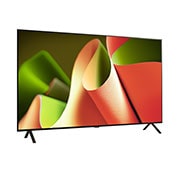 LG 55 Inch LG OLED  B4 4K Smart TV AI Magic remote Dolby Vision webOS24 2024, Slightly-angled right-facing side view of LG OLED TV, OLED B4, OLED55B46LA, thumbnail 7