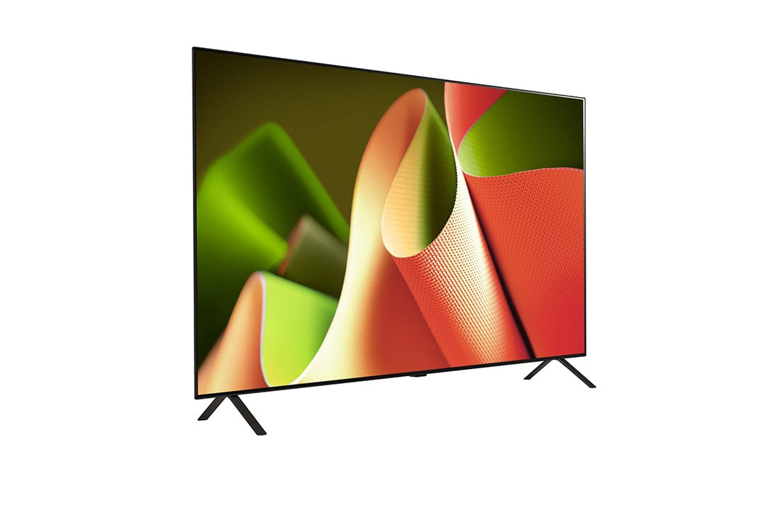 LG 65 Inch OLED evo B4 4K Smart TV, 2024, Right-facing side view of LG OLED TV, OLED B4, OLED65B46LA, thumbnail 5