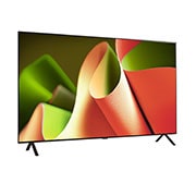 LG 65 Inch OLED evo B4 4K Smart TV, 2024, Slightly-angled right-facing side view of LG OLED TV, OLED B4, OLED65B46LA, thumbnail 6