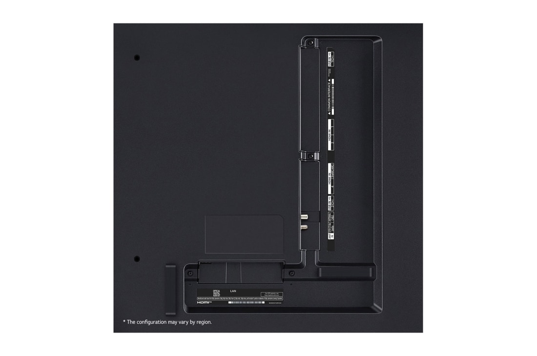 LG 55 Inch QNED86 4K Smart TV with AI Magic remote, HDR10, webOS24, 2024, ports view, 55QNED86T6A, thumbnail 5