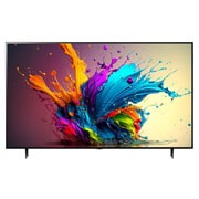LG 75 Inch LG QNED MiniLED QNED90 4K Smart TV AI Magic remote HDR10 webOS24 2024, Front view of LG QNED TV, QNED90, 75QNED90T6A, thumbnail 2