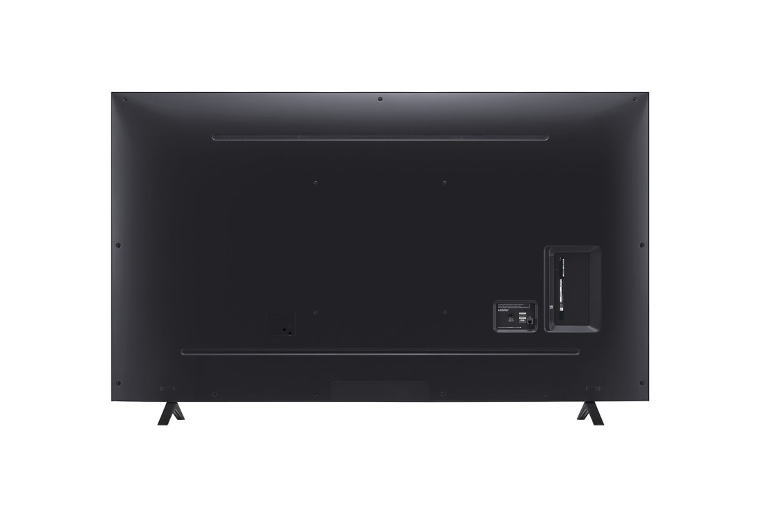 LG 75 Inch LG UHD UT80 4K Smart TV AI Magic remote HDR10 webOS24 2024, Rear view of LG UHD TV, UT80, 75UT80006LB, thumbnail 5