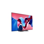 LG 55 Inch LG OLED evo CS4 4K Smart TV AI Magic Remote Dolby Vision WebOS24, 2024, Right-facing side view of LG OLED evo TV, OLED CS4, OLED55CS4VA, thumbnail 5