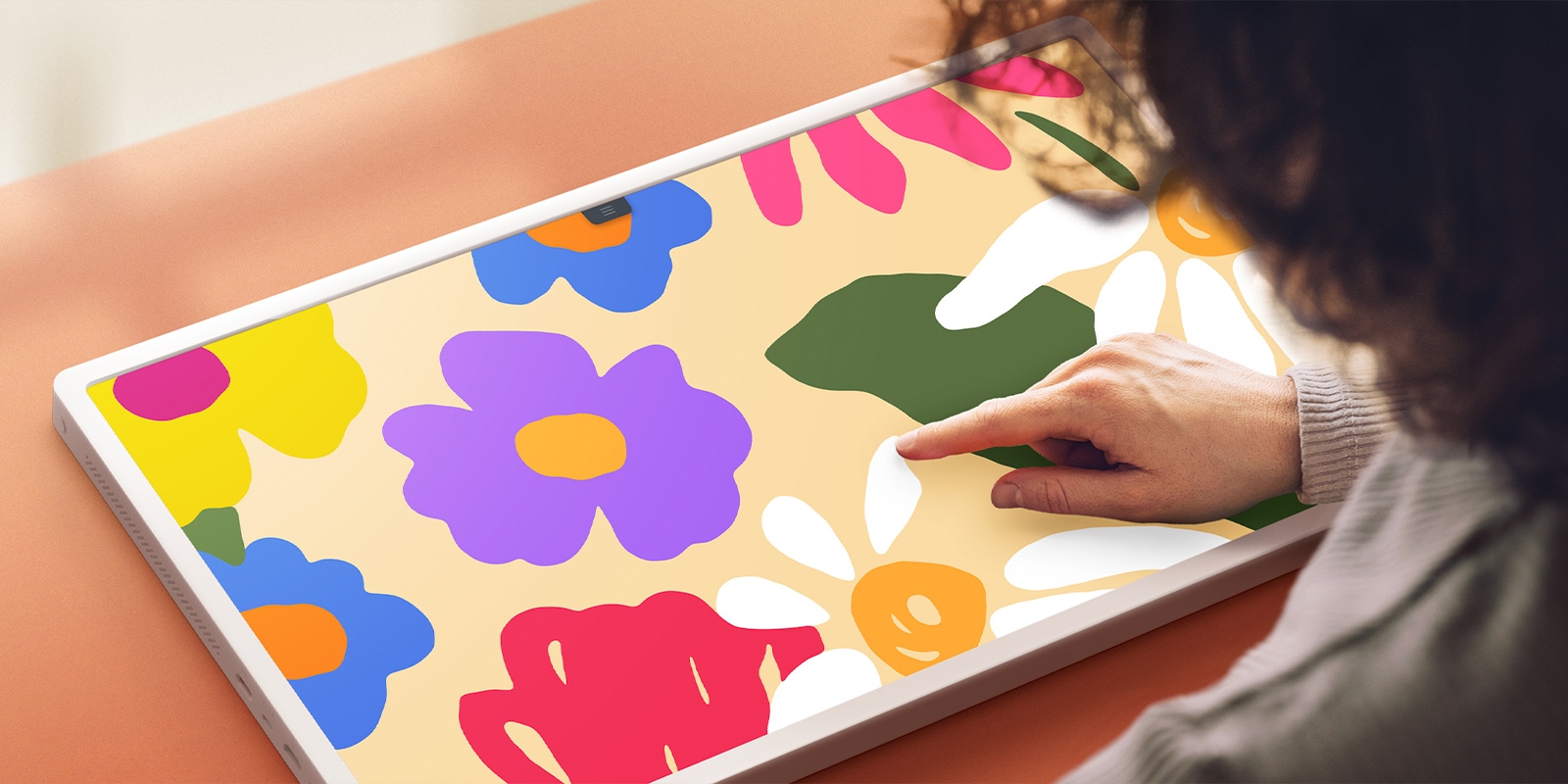 Model drawing on the screen of StanbyME 2.