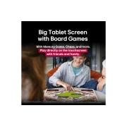 LG 27 inch LG StanbyME 2 Super Portable Touch Screen, A group of friends playing a board game on the LG StanbyME 2 on the table. The Big Tablet Screen is featured. Text talks about playing directly on the touchscreen., 27LX6TDGA, thumbnail 5