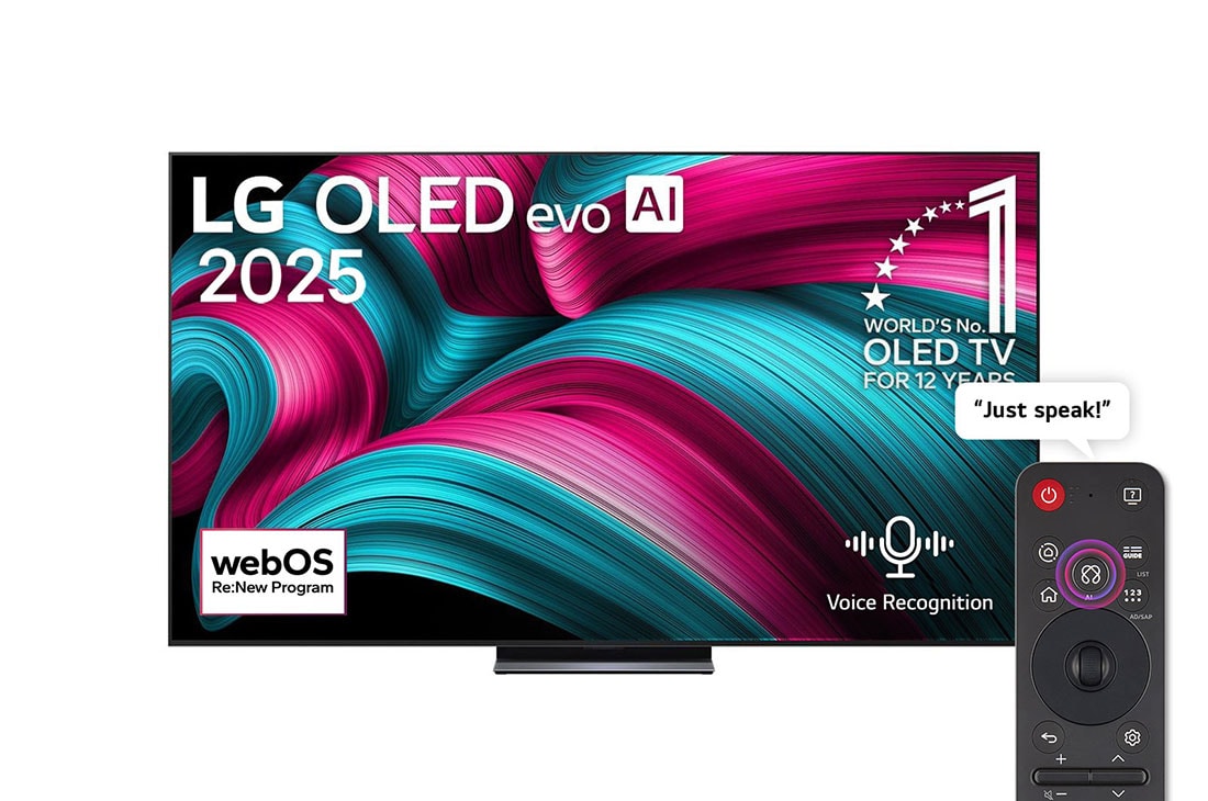 83 inch LG OLED evo AI C5 4K 144Hz Smart TV AI Magic remote webOS25 2025