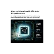 LG 75 inch LG QNED evo AI VRR 144Hz QNED84 Mini LED 4K Smart TV 2026, LG QNED evo AI Mini LED QNED84’s alpha 8 AI Processor 4K Gen3 glows in blue light on a circuit board, highlighting AI processing performance with NPU x5.0 Faster Neural Processing, GPU 10% More Powerf, 75QNED84B6T, thumbnail 6