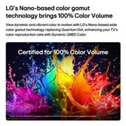 LG 65 inch LG QNED AI QNED70 Mini LED 4K Smart TV 2026, LG QNED AI Mini LED QNED70 with Dynamic QNED Color fills the screen with vivid, fluid bursts of multicolored, paint-like motion, showcasing enhanced color vibrancy certified for 100% Color Volume., 65QNED70B6T, thumbnail 3