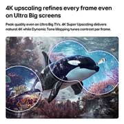 LG 85 inch LG QNED AI QNED70 Mini LED 4K Smart TV 2026, LG QNED AI Mini LED QNED70 with 4K Super Upscaling and Dynamic Tone Mapping shows an underwater scene of an orca swimming, as AI recognizes and upscales every frame to 4K resolution., 85QNED70B6T, thumbnail 7