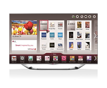 LG 42 inch CINEMA 3D Smart TV LA690V, 42LA690V