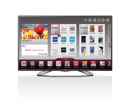 LG 55 inch CINEMA 3D Smart TV LA6210, 55LA6210