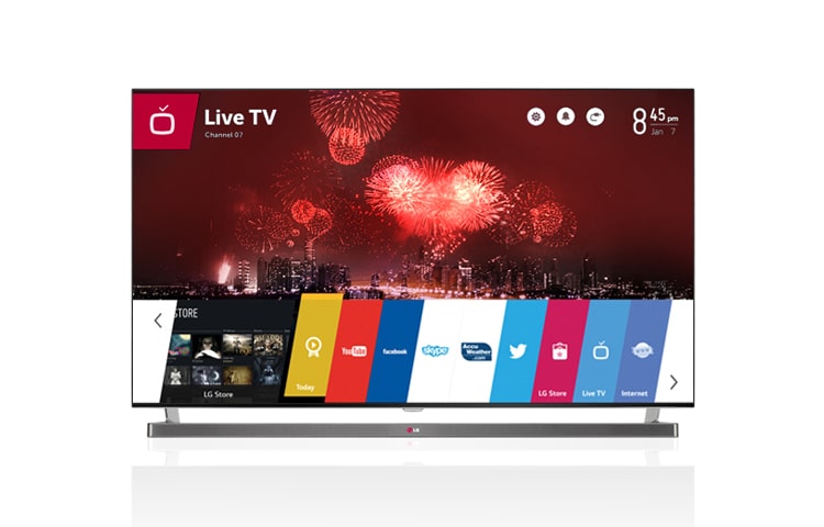 LG CINEMA 3D Smart TV with webOS, 55LB870V, thumbnail 1