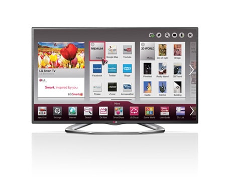 LG 60 inch CINEMA 3D Smart TV LA6210, 60LA6210