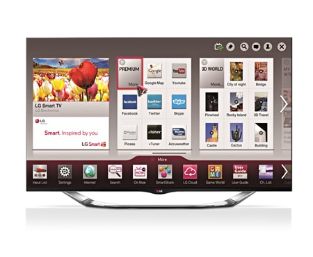 LG 60 inch CINEMA 3D Smart TV LA860V, 60LA860V