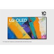 LG OLED TV 77 Inch GX Series, Gallery Design 4K Cinema HDR WebOS Smart ThinQ AI Pixel Dimming, OLED77GXPVA, thumbnail 1