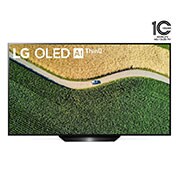 LG OLED TV 55 inch B9 Series Perfect Cinema Screen Design 4K HDR Smart TV w/ ThinQ AI, OLED55B9PVA, thumbnail 1