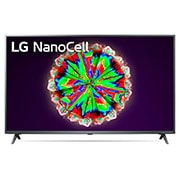 LG NanoCell TV 65 inch NANO79 Series, 4K Active HDR, WebOS Smart ThinQ AI, front view with infill image and logo, 65NANO79VND, thumbnail 2