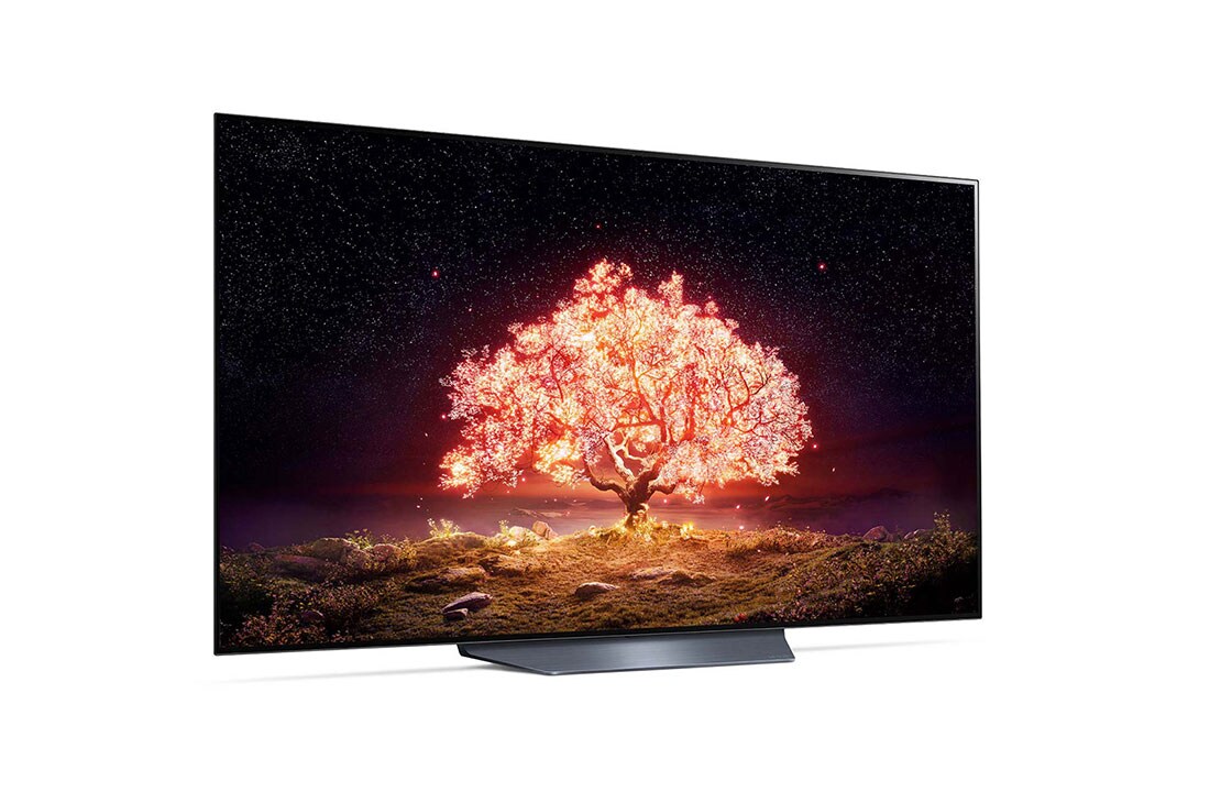 LG OLED 77 Inch TV With 4K Active HDR Cinema Screen Design from the B1 Series, interior view, OLED77B1PVA, thumbnail 8