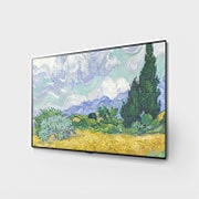 LG OLED TV 65 Inch G1 Series Gallery Design 4K Cinema HDR webOS Smart with ThinQ AI Pixel Dimming, -30 degree side view, OLED65G1PVA, thumbnail 5