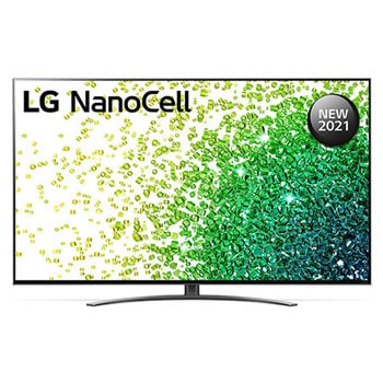 A front view of the LG NanoCell TV1