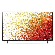 LG NanoCell TV 55 Inch NANO90 Series Cinema Screen Design 4K Cinema HDR webOS Smart with ThinQ AI Full Array Dimming, front view with infill image, 55NANO90VPA, thumbnail 4