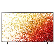 LG NanoCell TV 75 Inch NANO90 Series Cinema Screen Design 4K Cinema HDR webOS Smart with ThinQ AI Full Array Dimming, front view with infill image, 75NANO90VPA, thumbnail 4