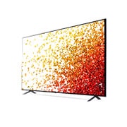 LG NanoCell TV 75 Inch NANO90 Series Cinema Screen Design 4K Cinema HDR webOS Smart with ThinQ AI Full Array Dimming, 30 degree side view with infill image, 75NANO90VPA, thumbnail 5
