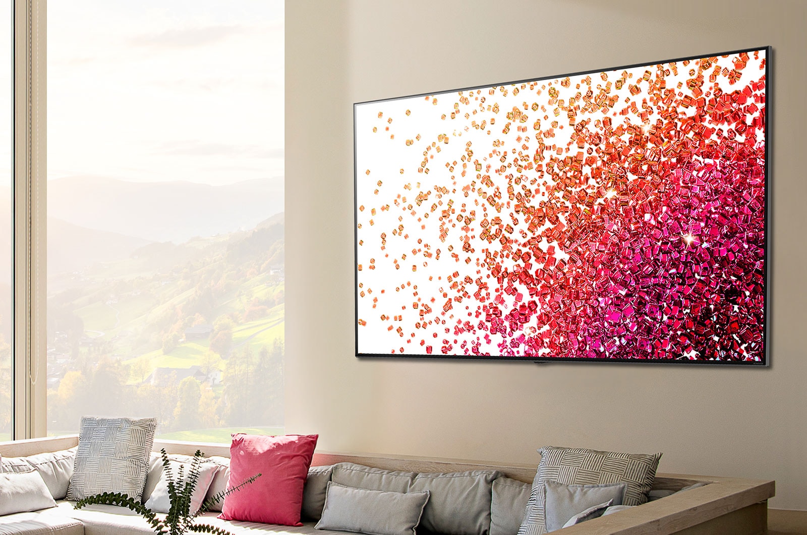 LG NanoCell 86 Inch TV With 4K Active HDR Cinema Screen Design from the NANO75 Series, Life Style Image 1, 86NANO75VPA
