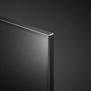 LG NanoCell TV 55 Inch NANO80 Series Cinema Screen Design 4K Active HDR webOS Smart with ThinQ AI Local Dimming, close-up view of panel, 55NANO80VPA, thumbnail 8