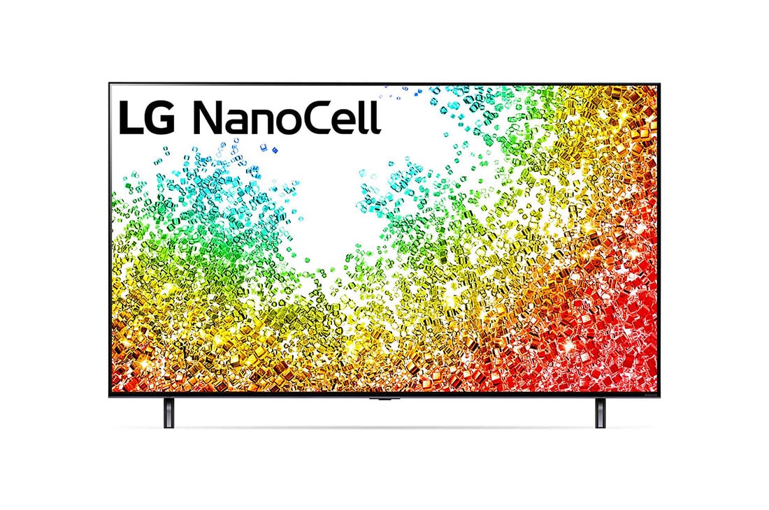 LG NanoCell 65 inch TV, Dolby Vision | Dolby Atmos, A front view of the LG NanoCell TV, 65NANO956PA