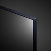 LG NanoCell 75 Inch TV With 4K Active HDR Cinema Screen Design from the NANO75 Series, close-up view of panel, 75NANO75VPA, thumbnail 8