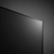 LG OLED 65 Inch TV With 4K Active HDR Cinema Screen Design from the A1 Series, close-up view of panel, OLED65A1PVA, thumbnail 12