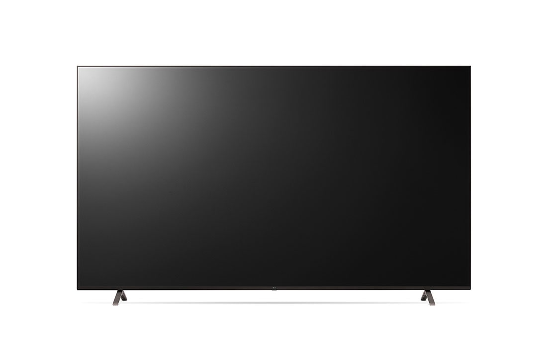 LG UHD 4K TV 86 Inch UP80 Series Cinema Screen Design 4K Cinema HDR webOS Smart with ThinQ AI, front view of the LG UHD TV , 86UP8050PVB, thumbnail 4