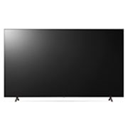 LG UHD 4K TV 86 Inch UP80 Series Cinema Screen Design 4K Cinema HDR webOS Smart with ThinQ AI, front view of the LG UHD TV , 86UP8050PVB, thumbnail 4