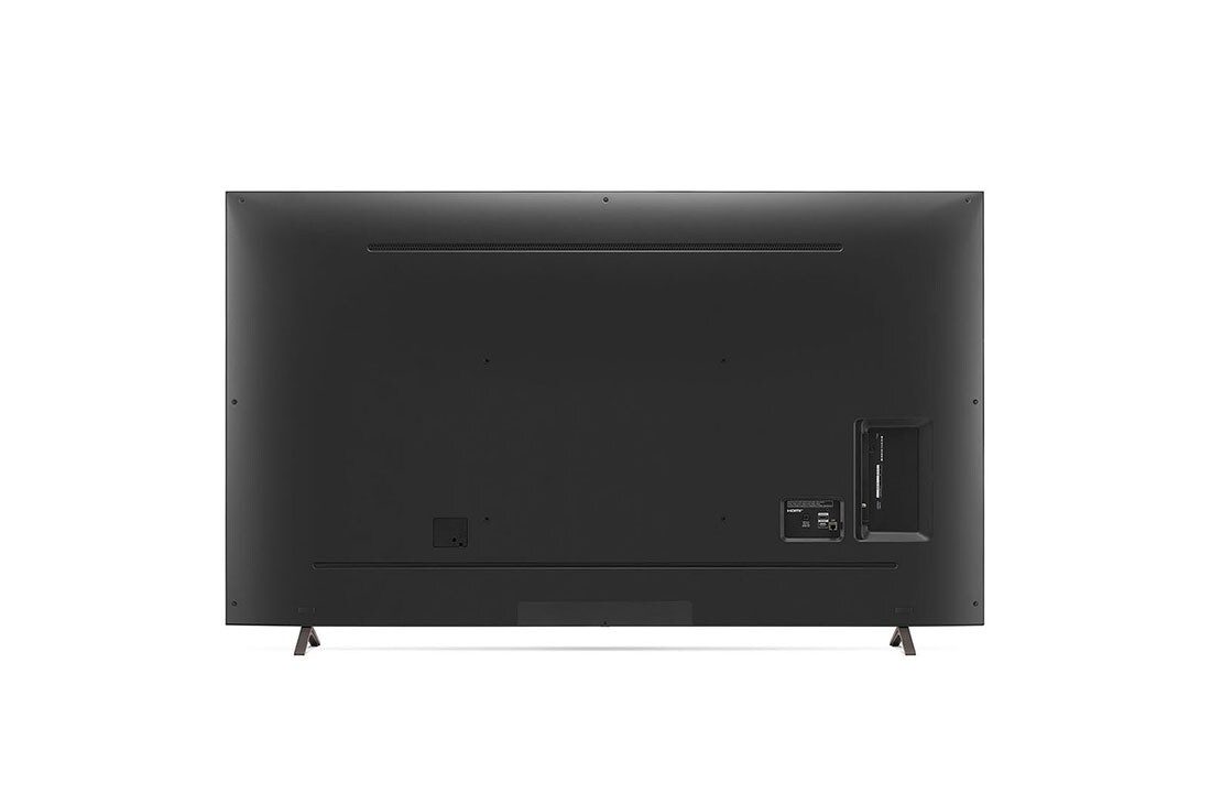 LG UHD 75 Inch UP80 Series Cinema Screen Design 4K Active HDR webOS Smart with ThinQ AI, rear view, 75UP8050PVB, thumbnail 7