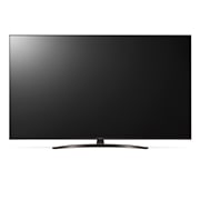 LG UHD 55 Inch UP81 Series Cinema Screen Design 4K Active HDR webOS Smart with ThinQ AI, front view of the LG UHD TV, 55UP8150PVB, thumbnail 4