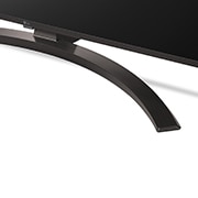 LG UHD 55 Inch UP81 Series Cinema Screen Design 4K Active HDR webOS Smart with ThinQ AI, close-up view of stand, 55UP8150PVB, thumbnail 8