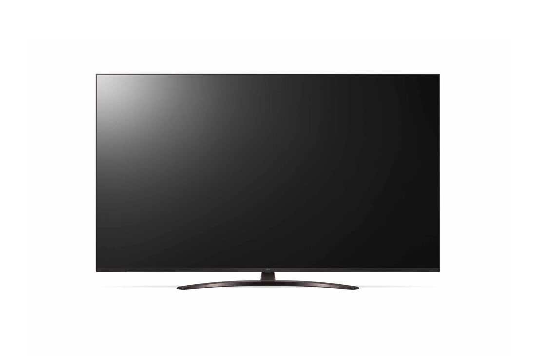 LG UHD 50 Inch UP81 Series Cinema Screen Design 4K Active HDR webOS Smart with ThinQ AI, front view of the LG UHD TV, 50UP8150PVB, thumbnail 4