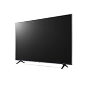 LG UHD 50 Inch UP77 Series Cinema Screen Design 4K Active HDR webOS Smart with ThinQ AI, 30 degree side view with infill image, 50UP7750PVB, thumbnail 7