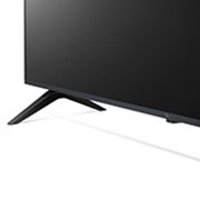 LG UHD 50 Inch UP77 Series Cinema Screen Design 4K Active HDR webOS Smart with ThinQ AI, close-up view of stand, 50UP7750PVB, thumbnail 10