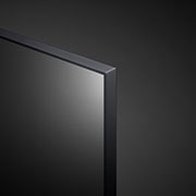 LG UHD 43 Inch UP77 Series Cinema Screen Design 4K Active HDR webOS Smart with ThinQ AI, close-up view of panel, 43UP7750PVB, thumbnail 12