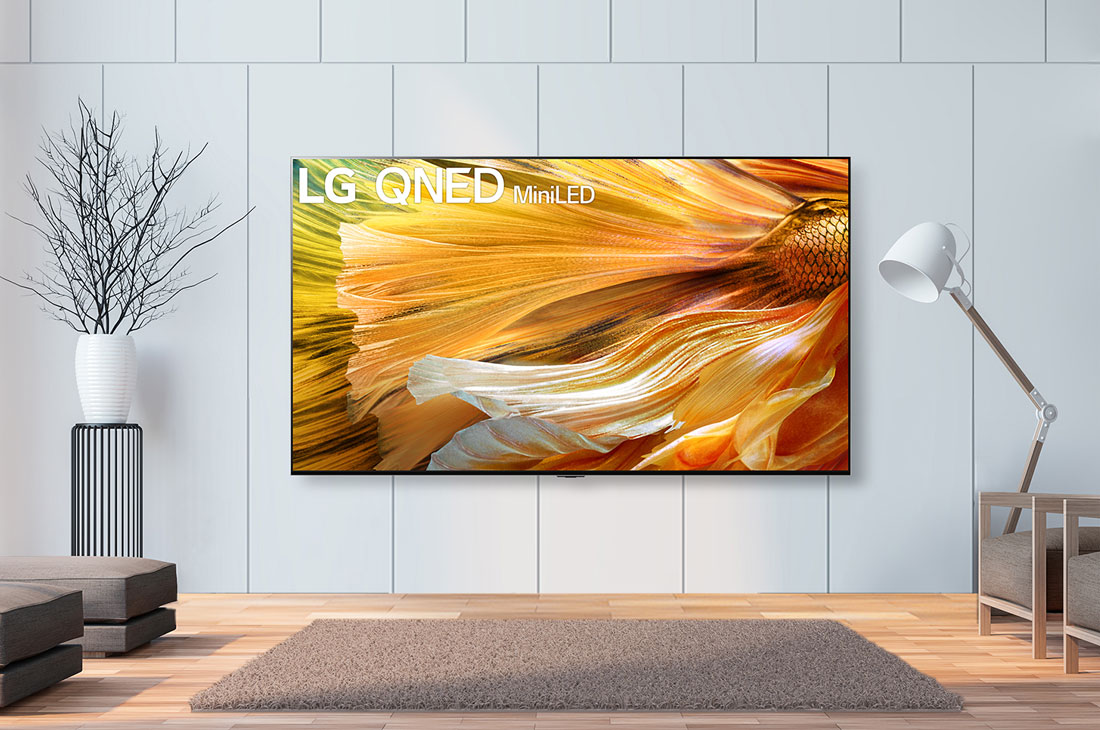 LG QNED TV 75 Inch QNED90 Series, Cinema Screen Design 4K Cinema HDR WebOS Smart ThinQ AI Mini LED, Lifestyle, 75QNED90VPA, thumbnail 3