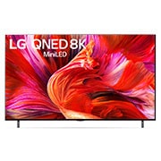 LG QNED TV 75 Inch QNED95 series, Cinema Screen Design 8K Cinema HDR WebOS Smart ThinQ AI Mini LED, A front view of the LG QNED TV, 75QNED95VPA, thumbnail 1