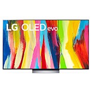 LG OLED evo TV 65 Inch C2 series, Cinema Screen Design 4K Cinema HDR webOS22 with ThinQ AI Pixel Dimming, Front view , OLED65C26LA, thumbnail 1