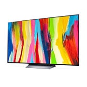 LG OLED evo TV 65 Inch C2 series, Cinema Screen, Slightly-angled side view , OLED65C26LA, thumbnail 2
