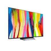 LG OLED evo TV 65 Inch C2 series, Cinema Screen, Slightly-angled side view, OLED65C26LA, thumbnail 5